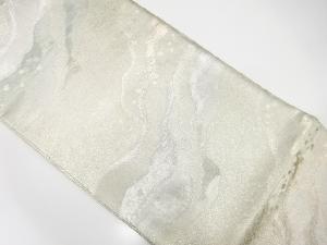 佐賀錦道長取に箔散らし模様織出し袋帯